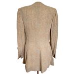 Giorgio Armani Vintage Beige Floral Brocade Skirted Blazer Women's Size 4 Photo 2