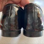 ZARA Black PATENT FINISH LOAFERS WITH BOW Womens Size 36 US Size 6 Slip … Photo 5