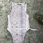frankie's bikinis  'Coastline' One Piece Swimsuit in Python Photo 8