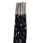 Maurice's  Black Floral‎ Halter Maxi Dress S Wedding Cruise Vacation Cottagecore Photo 13