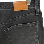 Madewell The Mom Jean Womens 29 Black Distressed Raw Hem High Waist Streetwear Photo 11