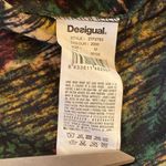 Desigual  Jersey pull on skirt black earth tones floral sewn on embellishments M Photo 4