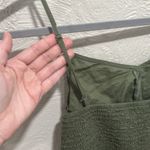 American Eagle Aerie Green Cut-out Tie Front Romper Size Small Photo 5