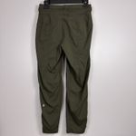 Lululemon  Dance Studio Pants Dark Olive Pinstripe Size 4 Drawstring Ankle 25" Photo 4