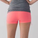 Lululemon Neon Peach Biker Shorts Photo 3