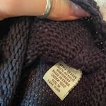 ••Blue Knit Sweater With Plaid Elbow Pads & Hoodie Size M Photo 5