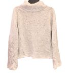 EXPRESS  Wool Blend Speckled Turtleneck Sweater Cream Large‎ Photo 1