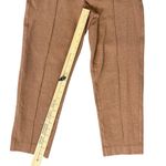 Everlane Heather Auburn Brown Dream Pant Knit Cropped Vertical Seam Pants sz XS Photo 2