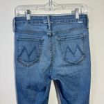 Mother The Looker Crop Jean Women 28 Blue Hey Sun Minimal Skinny Straight Casual Photo 6