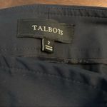 Talbots Heritage Navy Blue Front Plead Career Pant Office Business Casual Work 2 Photo 8