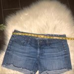 Paige silver lake distressed hem denim shorts sz 31 Photo 4