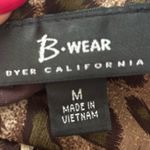 Byer California B Wear  Sleeveless Leopard Print Blouse size Medium Photo 6