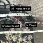 None VTG 60-70s Black Chiffon Tiered Midi Dress Pink Floral Coquette Fairy Cottage XS Photo 11