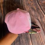 Floral Print Cali Snapback Cap Hat Pink Black Hawaiian Streetwear Women’s Photo 3