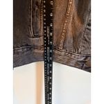 Levi's Trucker Jacket Women's XL Black Gray Denim Coat Vintage Wash Fade Photo 5