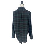 Jenni Kayne Forest Plaid Flannel Shirt Green Size XXL Photo 10