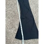 Theory Emery Crunch Pant Black Sz 4 Wide Flare Leg Linen Trousers Career Office Photo 12