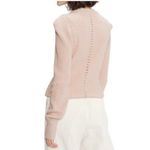 Ted Baker Womens Sunniie Puff Shoulder Jumper Pink Sweater Size 2 Photo 1