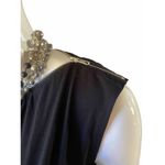 I.N.C. International Concepts top Shoulder zipper black dress size small Photo 4
