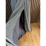 Silver ball gown silver sparkly long with cut out size 4 prom or fancy dinner Gray Photo 6