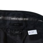 EXPRESS  Black Pinstripe Stretch Mini Pencil Skirt Women's Size 2 | 14-32 Photo 3