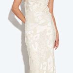 Rat & Boa Primrose Dress Cowl Cross Back XS Long Maxi Bride Formal Wedding Guest White Photo 0