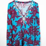 Lilly Pulitzer Westley Tunic Cerulean Blue Rhode Island Reef Size Small Photo 1