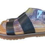 Madewell Sz 8.5  Women's Preston Sporty Slides True Black ND955 Photo 3