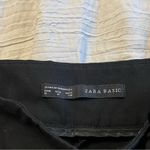 ZARA  Basic Woman’s Black Business Casual Capri Pants Size Medium Photo 2