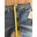 MOTHER Denim NWT MOTHER The Outsider Sneak Jeans in Dark And Stormy Night Women’s size 32 Photo 14