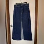 Gap  Y2K Skirt Denim Maxi Straight Pencil Vintage Modest Back Slit Size 8 Photo 2
