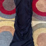 Forever 21 Black Sleeveless Ruched Side Tie Bodycon Short Mini Dress Size Medium Photo 0