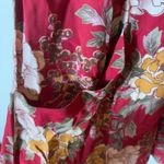 Reformation  Red Floral‎ Print Long Sleeve Mini Dress Women's Size 2 Photo 3