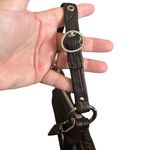 Coach  Vintage Black/Brown Leather Mini Shoulder Bag Photo 5