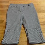 Ann Taylor  Factory Black and White Houndstooth Pants Photo 0