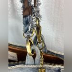 Cowgirl Dream Denim Designer Decorated Shoulder Bag Blue Photo 13