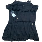 Free People • Beachy Boheme tunic mini dress black small Photo 4