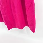 Banana Republic NEW NWT Linen Blend Pull-On Wide Leg Cropped Pants Large Pink Photo 5