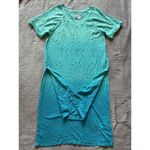 Free People Women's Palms Spring Eyelet Blue Green Dress Size Xs NWT Photo 1