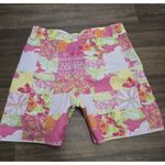 Lilly Pulitzer Patchwork Shorts Colorful Print Casual Size 4 Photo 1