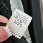 Saks 5th Avenue Saks Fifth Avenue Black Ruffle Sequin Lightweight Open Front Cardigan Size M Photo 11