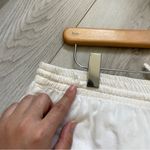 Vintage Peasant Skirt cotton eyelet embroidery lace mini womens White (large) Photo 4