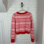 American Eagle NWT  Winter Nordic Holiday Patterned Cropped Knit Sweater Size M Photo 8
