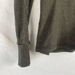 Lululemon Extra Mile 1/2 Zip Heathered Utilitarian/Black Size 2 Photo 3