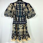 Farm Rio  Ainika Tropical Spendor Mini Dress Navy Blue XS NEW Photo 4