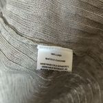 Eileen Fisher 100% Linen Gray Ribbed Knit Cardigan Sweater Vest - Size M Photo 2