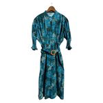 WYATT WYLDE Frances Dress Bloom 3/4 Sleeves Dress Medium Blue Photo 4