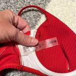 None Women’s Red Underwire Bikini Top Size Small Photo 6