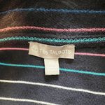 Talbots T by  Striped Long Sleeve Pullover Navy Blue Multicolor Size XS Photo 3