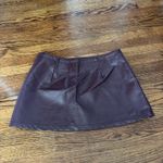 SheIn Pleather Mini Skirt Photo 1
